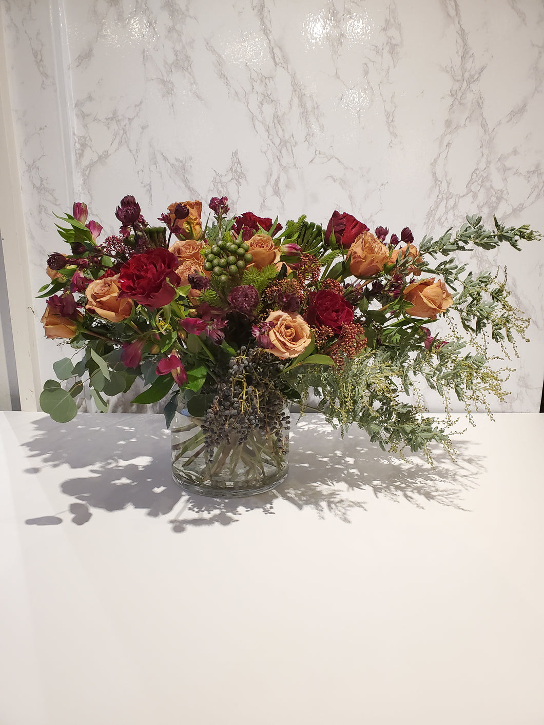 Low Vase Arrangement