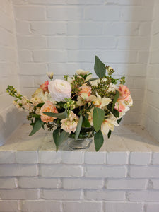 Romantic Valentine's Pedestal Arrangement